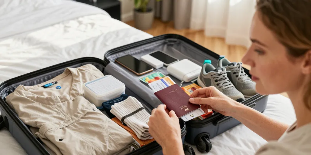 quoi mettre dans une valise